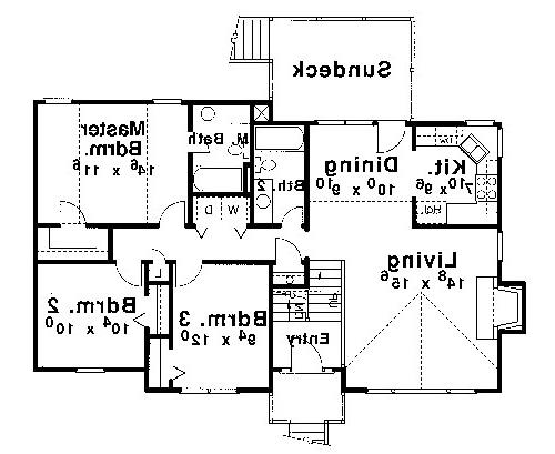 Floor Plan image of DONAHUE House Plan